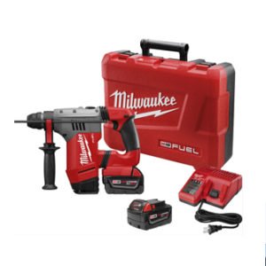 M18 FUEL 18-Volt Lithium-Ion Brushless Cordless 1-1/8 in. SDS-Plus Rotary Hammer W/(2) 5.0Ah Batteries, Charger, Case