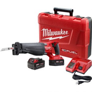 M18 FUEL 18-Volt Lithium-Ion Brushless Cordless SAWZALL Reciprocating Saw Kit W/(2) 5.0Ah Batteries, Charger & Hard Case