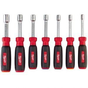 Milwaukee 7PC Magnetic HollowCore SAE Nut Driver Set
