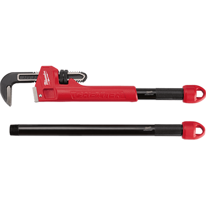 Milwaukee CHEATER Adaptable Pipe Wrench