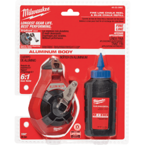 Milwaukee Tool 100-ft Bold Line Chalk Reel Kit with Red Chalk
