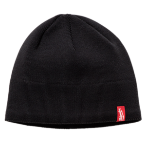 502B - BLACK FLEECE LINED BEANIE - MILWAUKEE